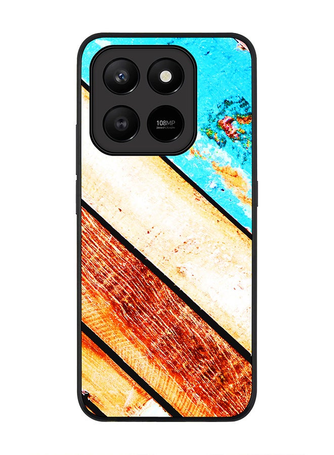 For Honor X7d 4G / X7d 5G / 400 Smart Case,Slim fit Camera Protection, Shockproof Thin Phone cover  - Wooden Pier